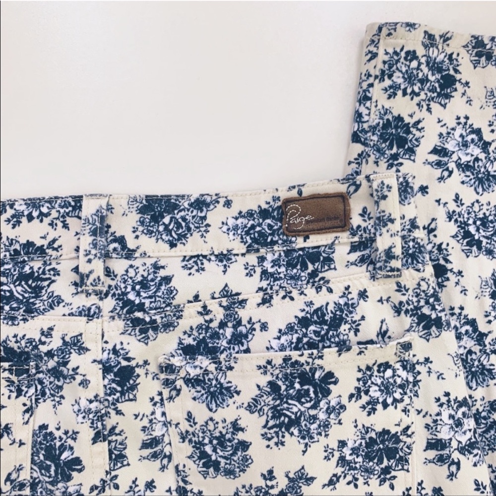 PAIGE Peg Floral Skinny Jeans - Picture 6 of 6